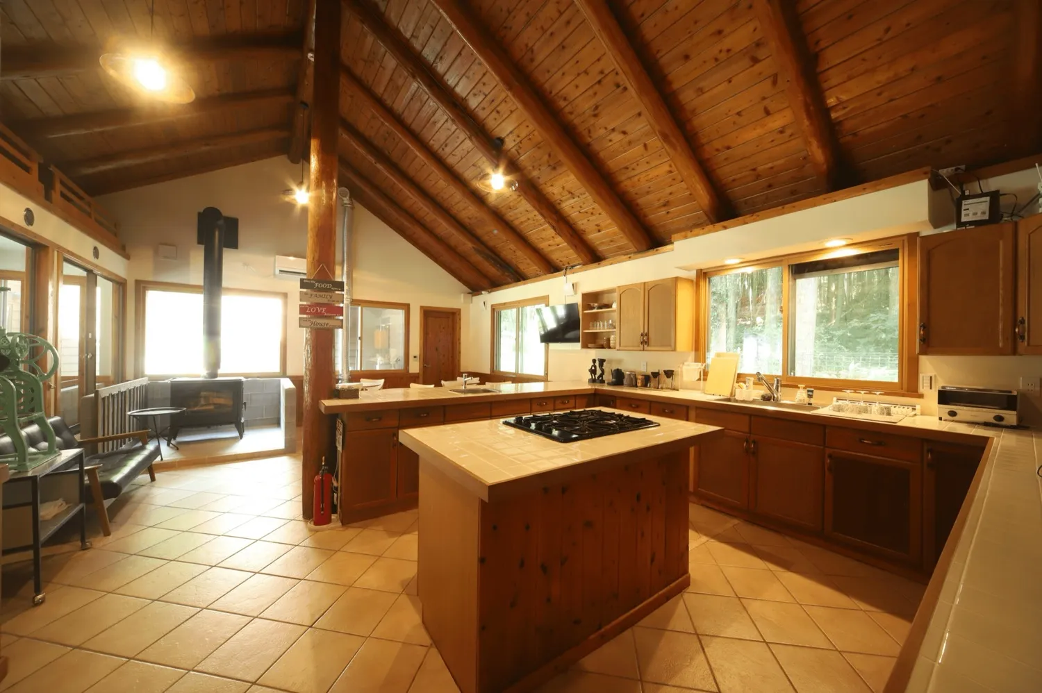 星野村ほしのスター キャンプサイトの全景